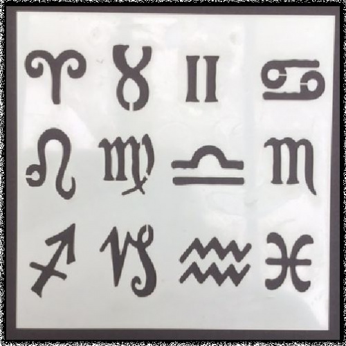 Fiona Randall Stencils: Zodiac Symbols